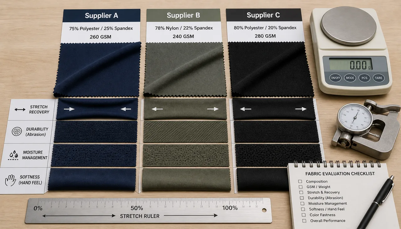 How Should Buyers Compare Suppliers of Fabric for Running Tights?
