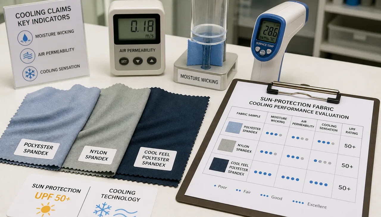 How Should Buyers Evaluate Cooling Claims in Sun-Protection Fabrics?