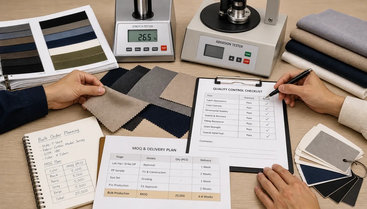What Happens Between Fabric Sampling and Bulk-Production Approval?