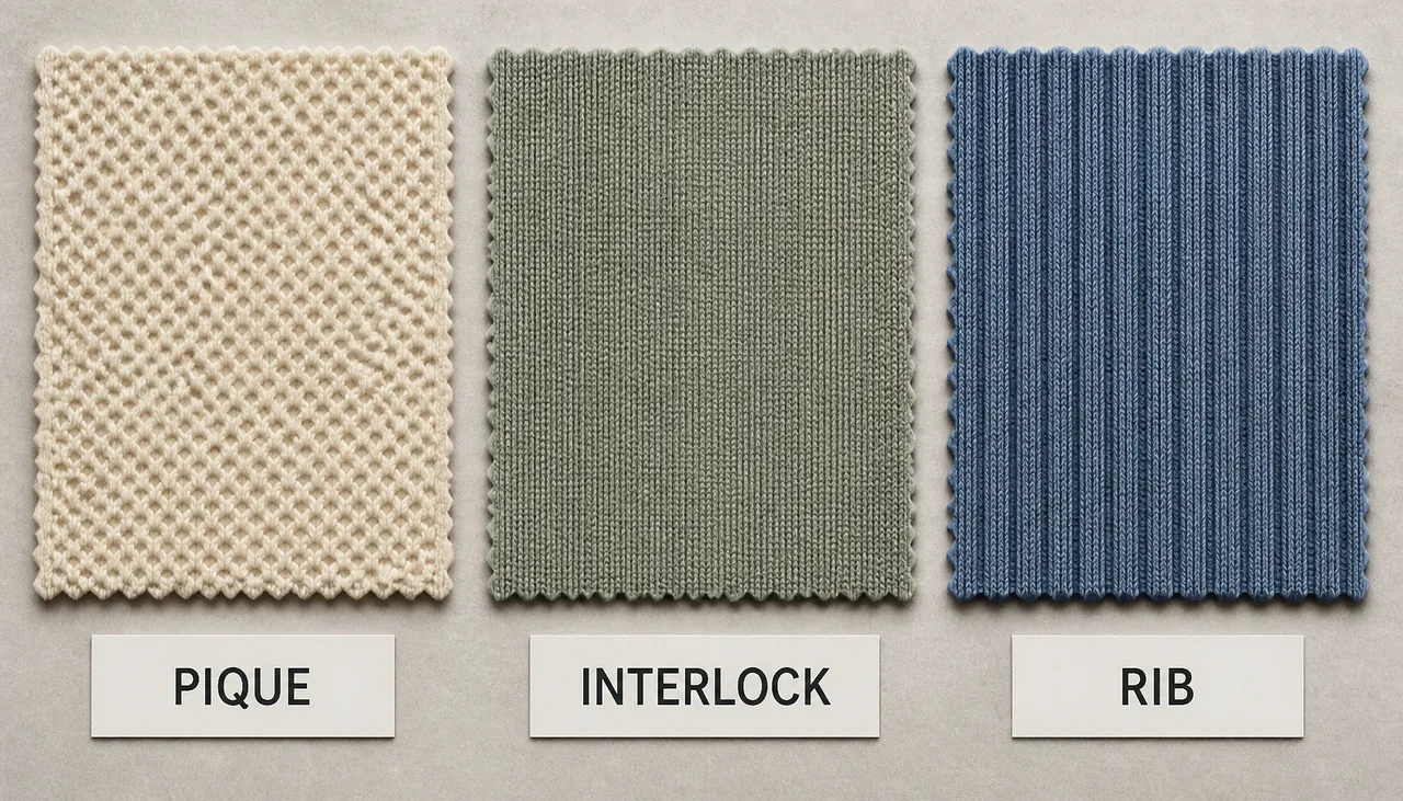Pique, Interlock or Rib: How Do Knit Structures Affect Garment Development?